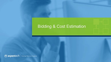 Bidding & Cost Estimation - Application Overview