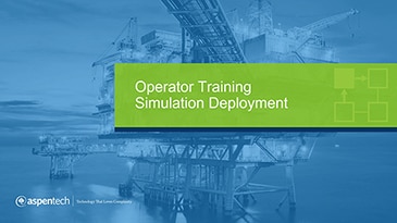 Operator Training Simulator Deployment - Application Overview