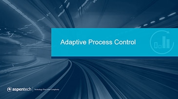 Adaptive Process Control Application Overview