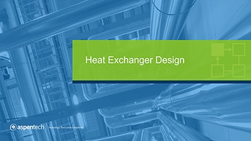 Heat Exchanger Design - Application Overview