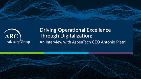 Driving Operational Excellence through Digitalization - An Interview with AspenTech CEO